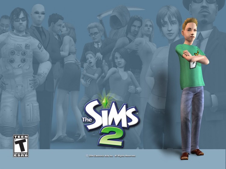 Fonds d'cran Jeux Vido Les Sims 2 les sims 2 fond