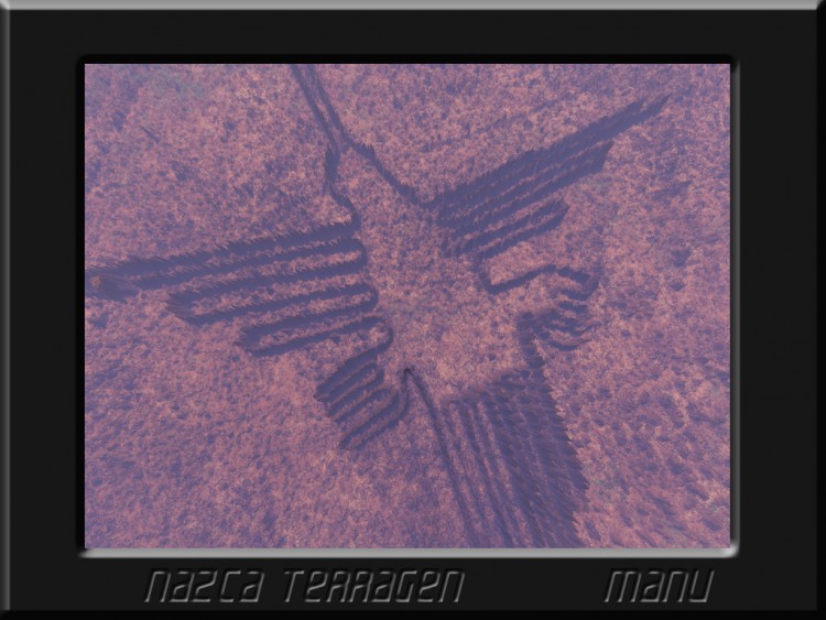 Fonds d'cran Art - Numrique 3D - Terragen Figure de Nazca, 100% virtuelle