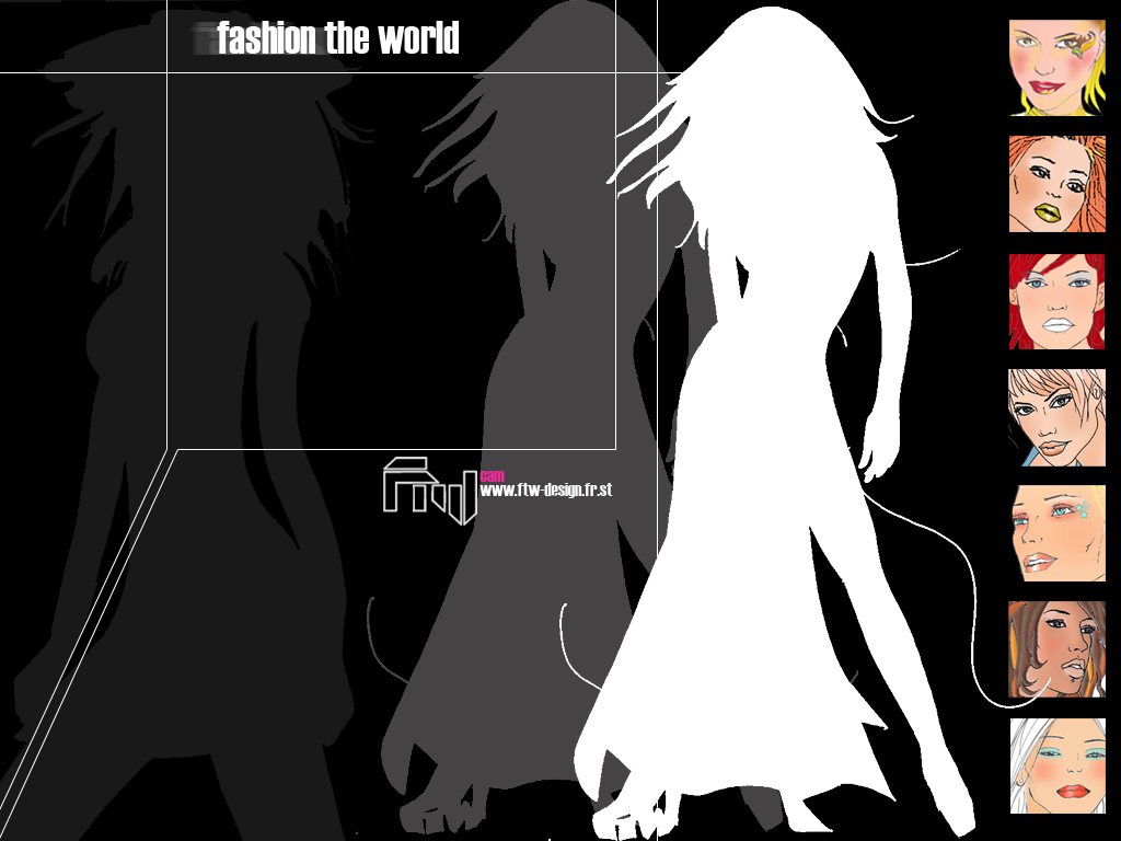 Wallpapers Digital Art Fashion Emblematic Girls