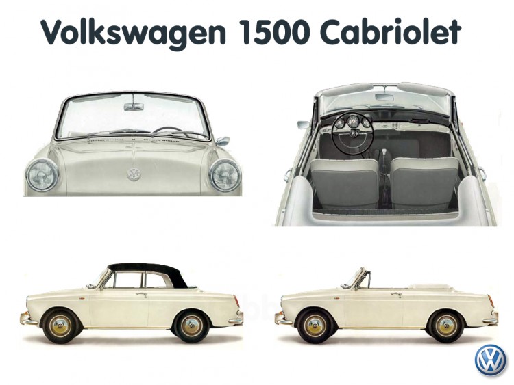 Wallpapers Cars Cars - collection Volkswagen 1500 Cabriolet