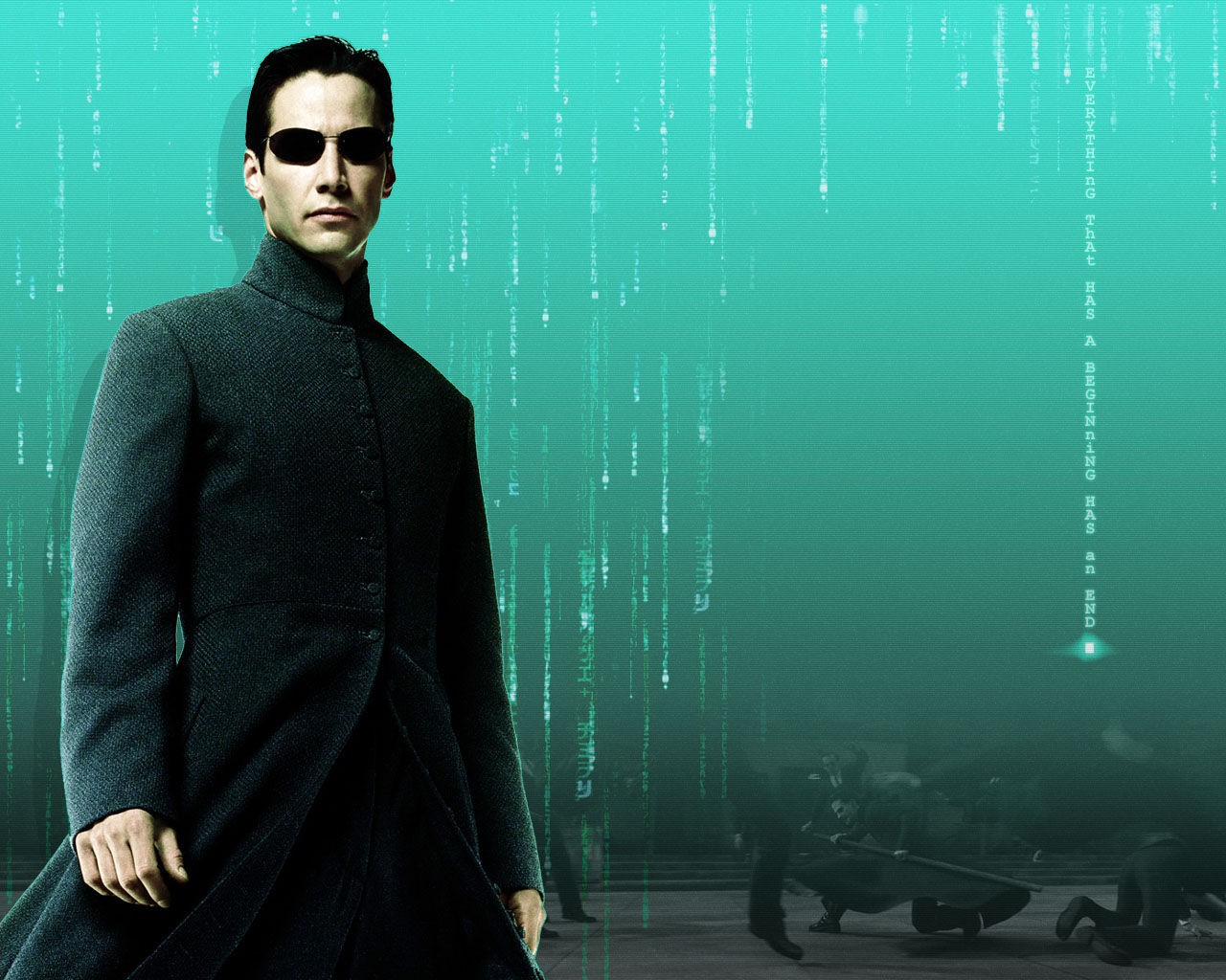 Wallpapers Movies Matrix 2 Reloaded NEO