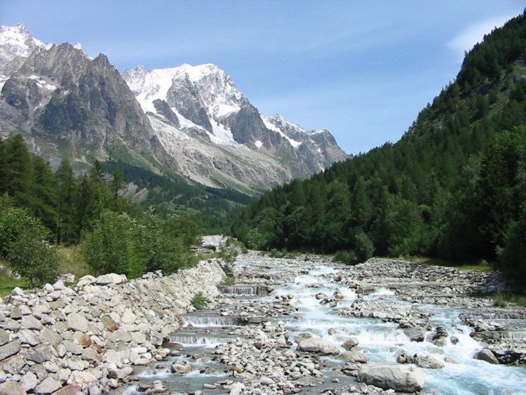 Fonds d'cran Nature Cascades - Chutes Mont Blanc