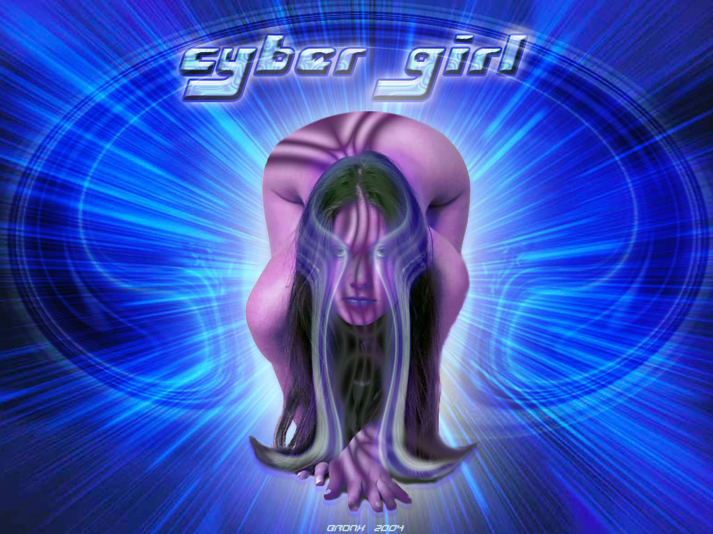 Wallpapers Digital Art Women - Femininity cyber girl