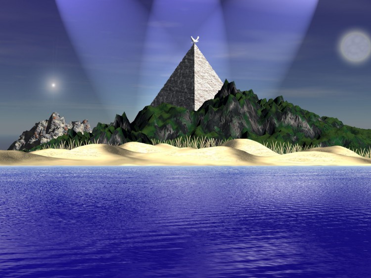 Wallpapers Digital Art Nature - Landscapes Pyramide