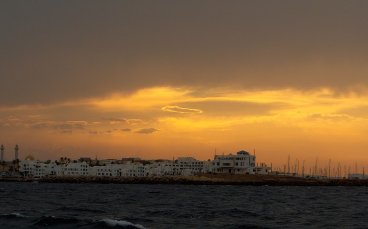 Wallpapers Nature Sunsets and sunrises coucher de soleil sur Monastir (tunisie)