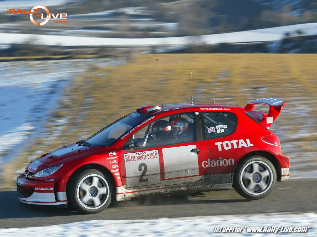 Fonds d'cran Voitures Peugeot 206 WRC