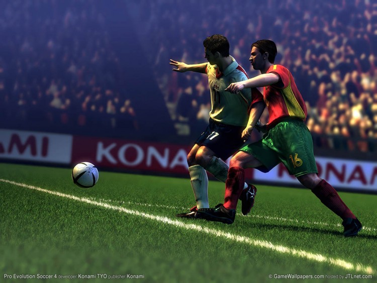 Fonds d'cran Jeux Vido Pro Evolution Soccer PES4