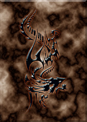 Fonds d'cran Art - Numrique Dark Style dragon