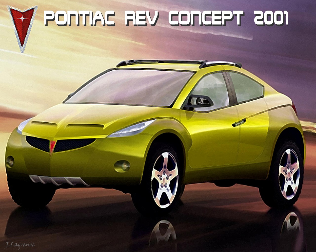 Fonds d'cran Voitures Pontiac Pontiac Rev Concept 2001