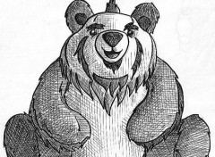 Wallpapers Art - Pencil pandi panda...