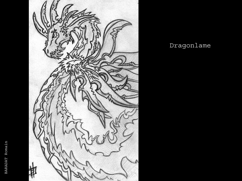 Fonds d'cran Art - Peinture Dragons un autre dragon...