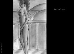 Fonds d'cran Erotic Art Le balcon...