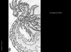 Fonds d'cran Art - Peinture un autre dragon...