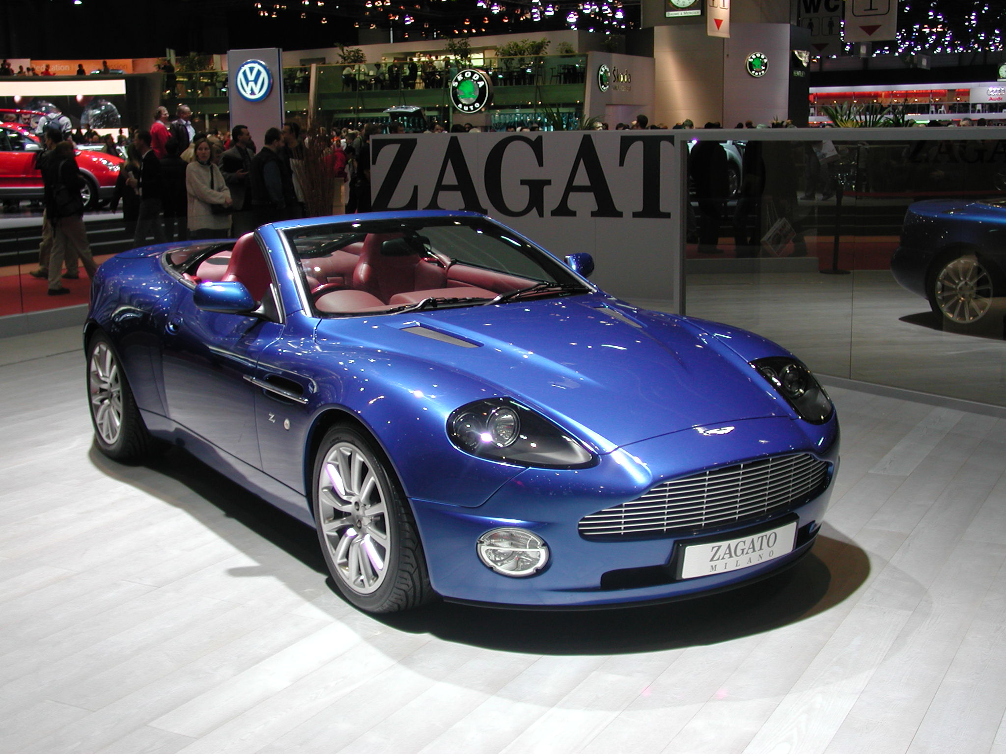 Wallpapers Cars Aston Martin Vanquish Zagato Geneve 2004