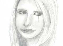 Fonds d'cran Art - Crayon sarah michelle gellar