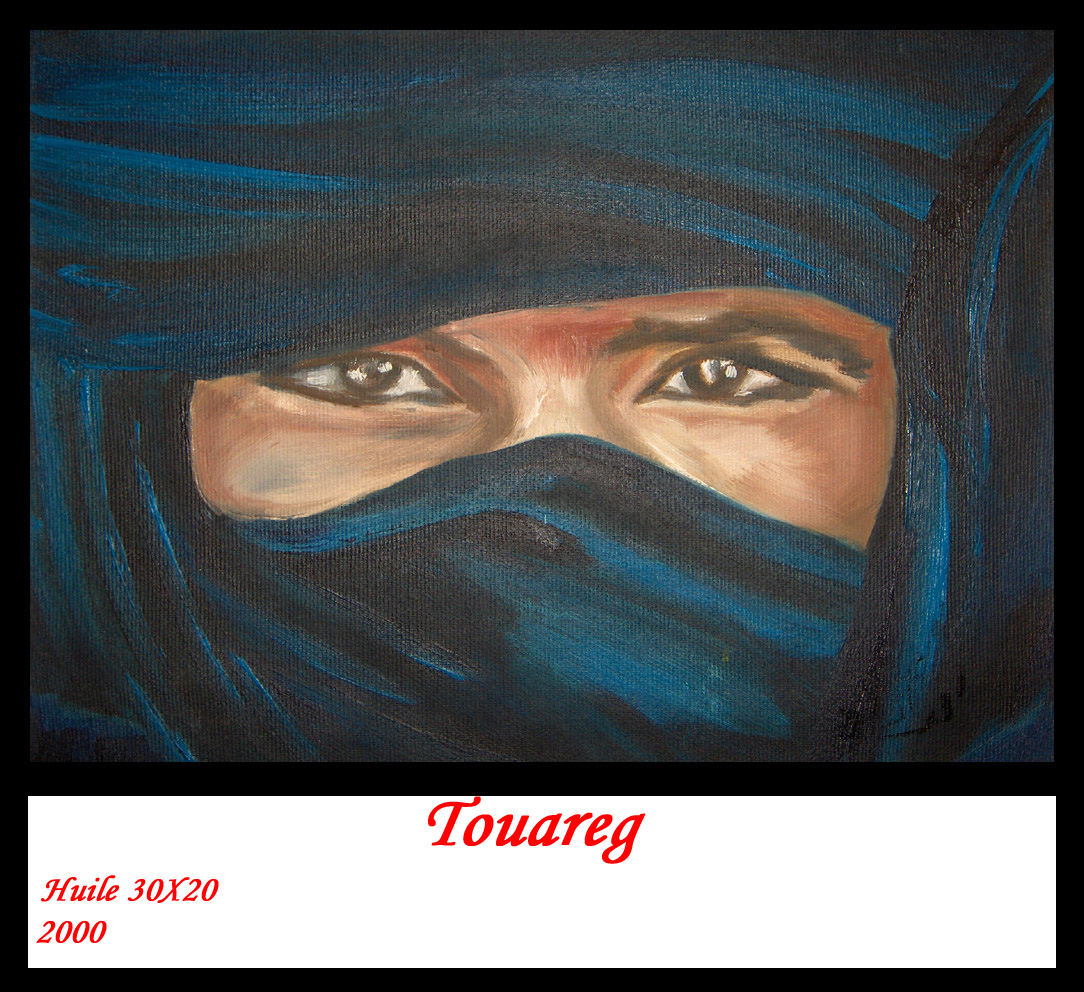 Wallpapers Art - Painting Portraits - Faces touareg