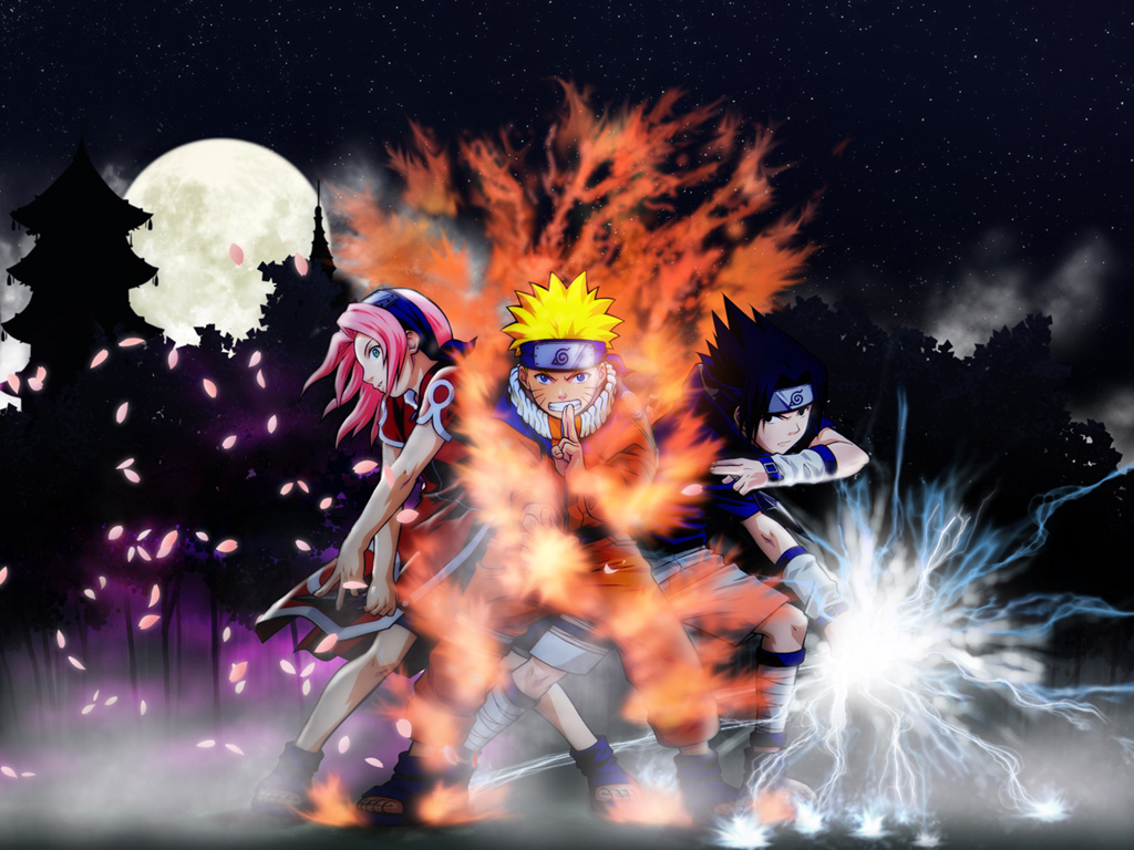 Fonds d'cran Manga Naruto Equipe