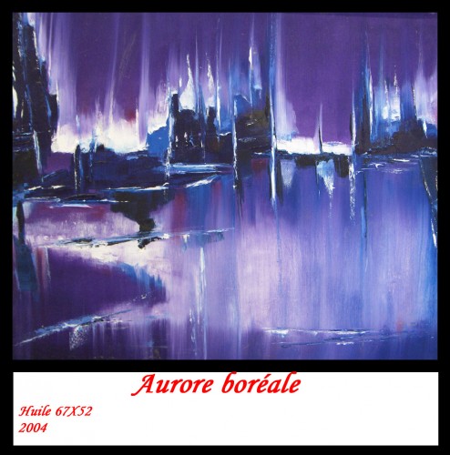 Wallpapers Art - Painting Abstract aurore boreale