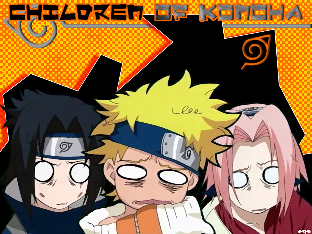 Fonds d'cran Manga Naruto Children of Konoha