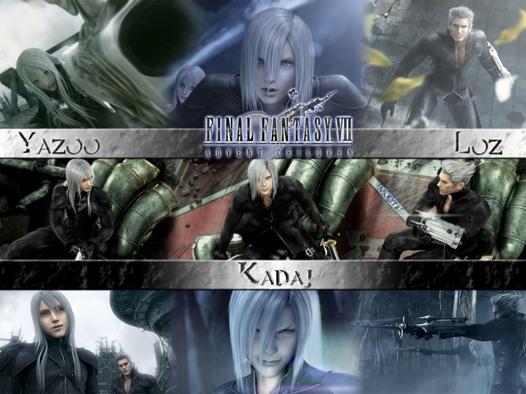 Wallpapers Video Games Final Fantasy Advent Children Yazoo, Kadaj & Loz