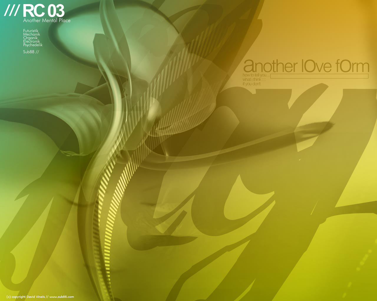 Wallpapers Digital Art Abstract RC03 /// another love form