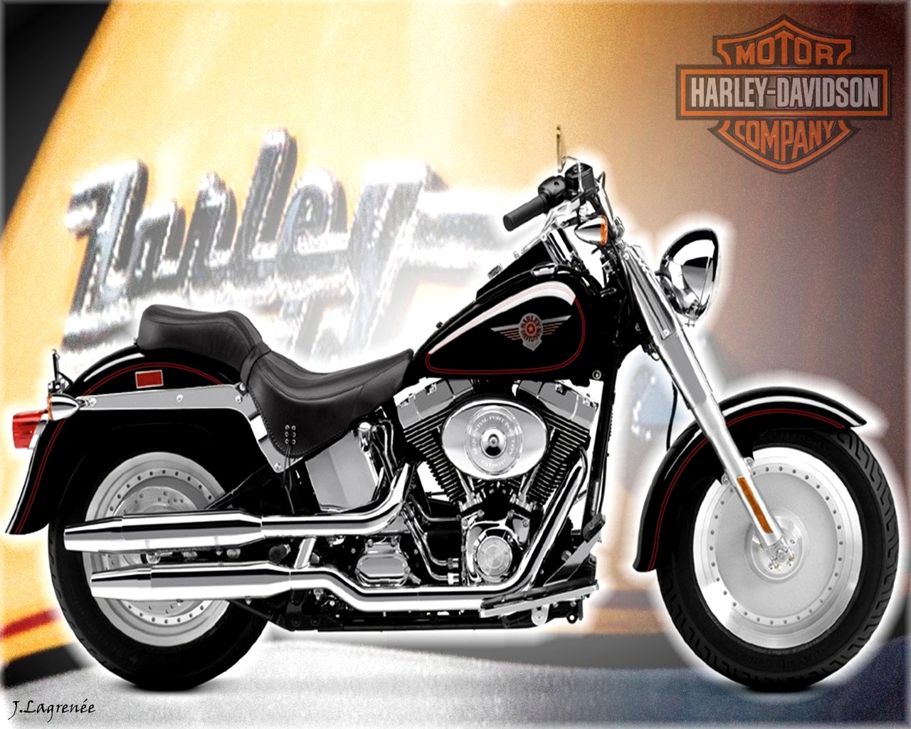 Wallpapers Motorbikes Harley Davidson Fat Boy 2005