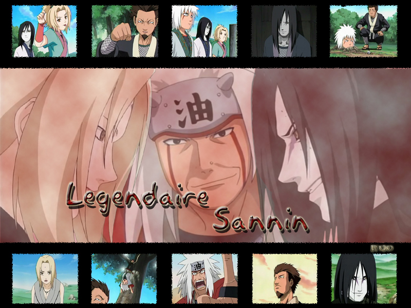 Fonds d'cran Manga Naruto sannin