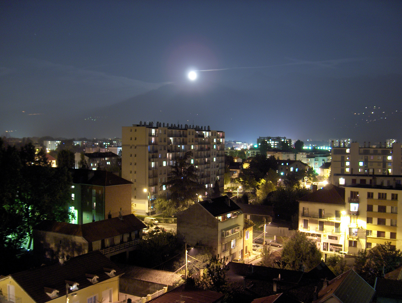 Wallpapers Trips : Europ France > Rhne-Alpes Isre- grenoble la nuit