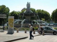 Fonds d'cran Voyages : Europe Fontaine Aix-en-provence