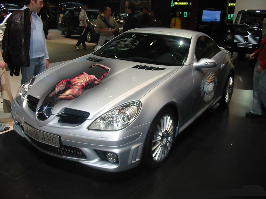 Fonds d'cran Voitures Mercedes SLK 55 AMG Special