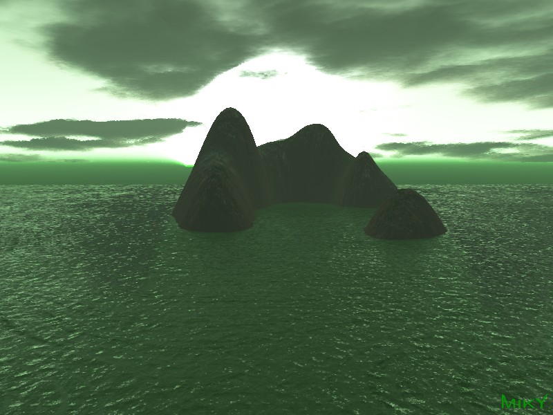 Wallpapers Digital Art 3D - Terragen Isolated dream