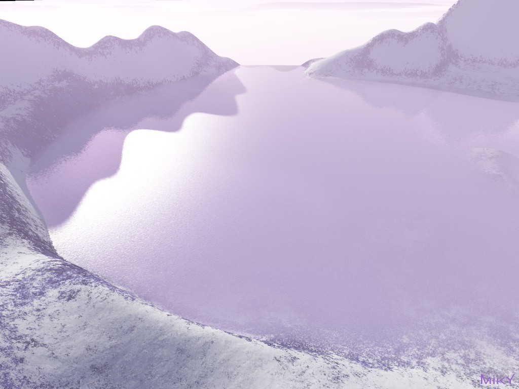 Wallpapers Digital Art 3D - Terragen Purple mounts