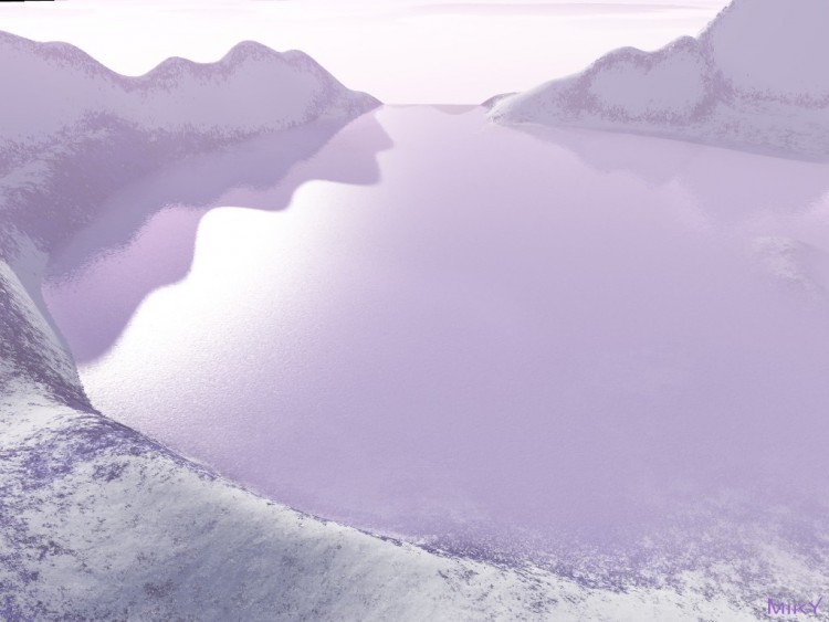 Wallpapers Digital Art 3D - Terragen Purple mounts