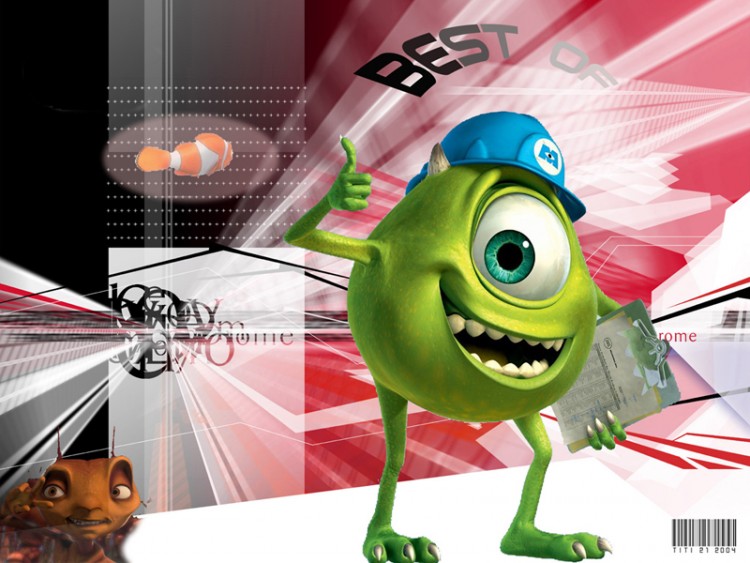 Fonds d'cran Dessins Anims Monsters Inc. cinema synthse