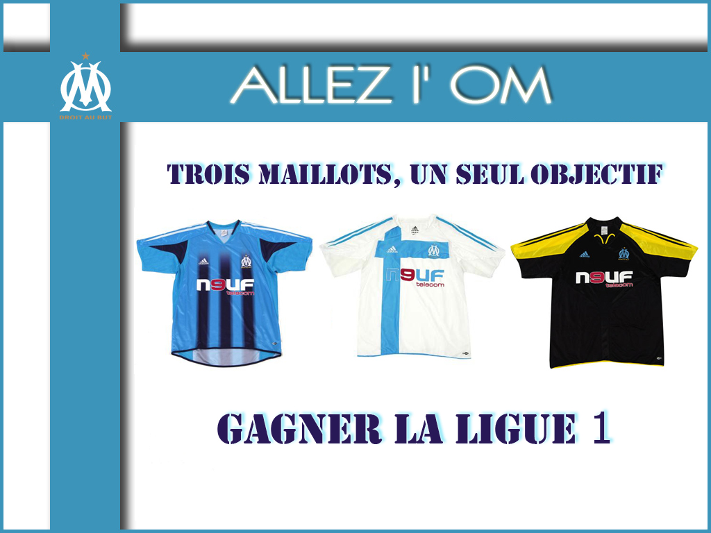 Wallpapers Sports - Leisures Football Maillots OM vainqueur L1