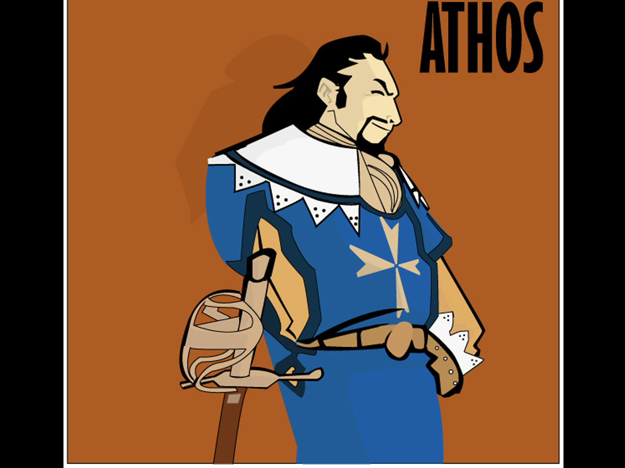 Wallpapers Art - Painting Characters Athos