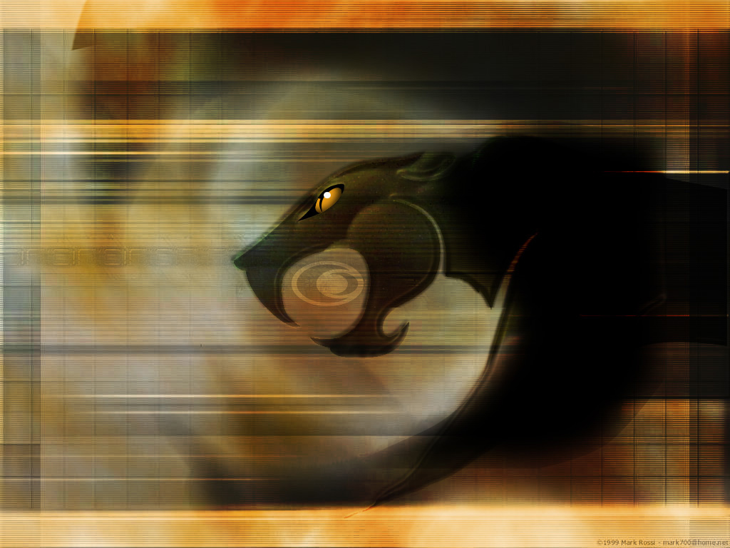 Wallpapers Digital Art Animals panther montage