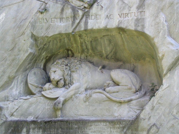 Fonds d'cran Voyages : Europe Suisse Le Lion de Lucerne