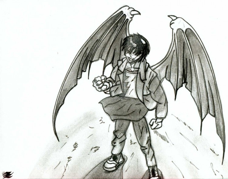 Fonds d'cran Art - Crayon Manga - Devil Devil Sword