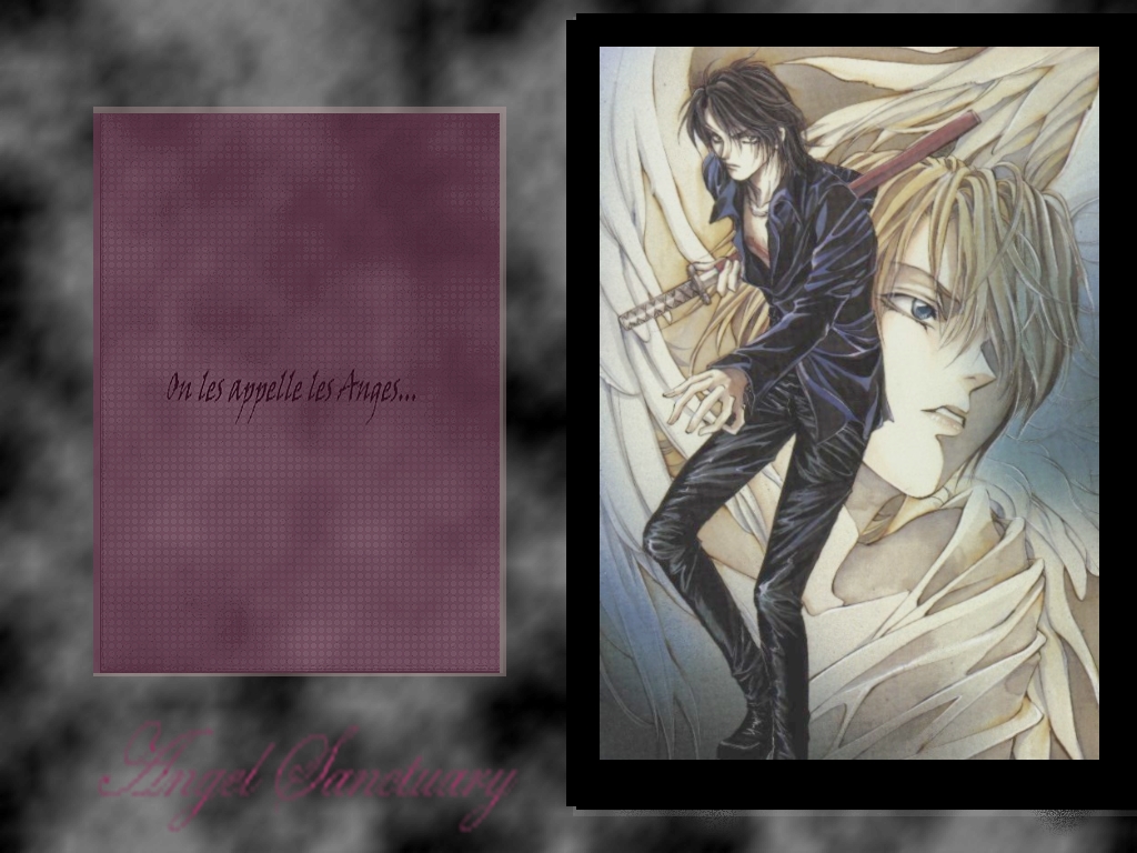 Wallpapers Manga Angel Sanctuary Kira and Setsuna