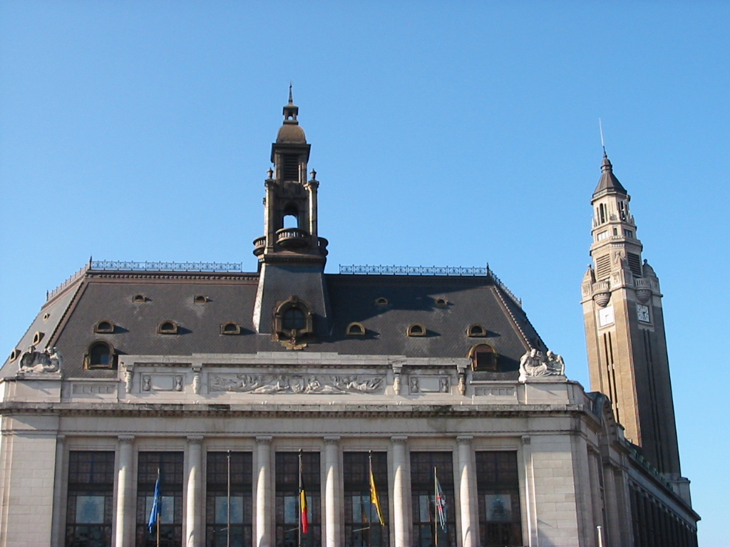 Fonds d'cran Voyages : Europe Belgique hotel de ville Charleroi