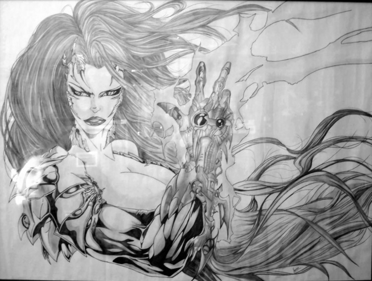 Fonds d'cran Art - Crayon BDs - Comics witchblade-III