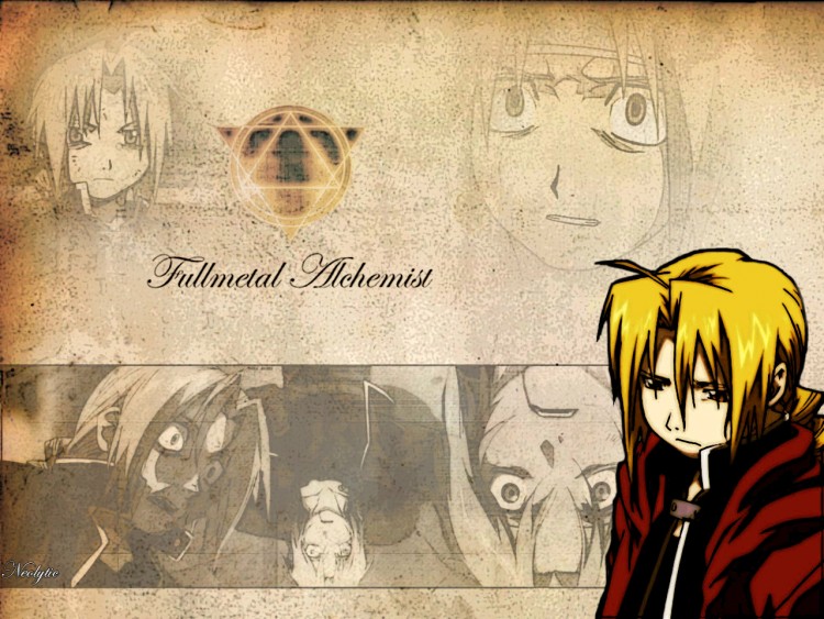 Fonds d'cran Manga Full Metal Alchemist Ed tout Triste T_T !