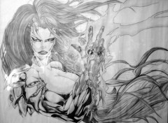 Fonds d'cran Art - Crayon witchblade-III