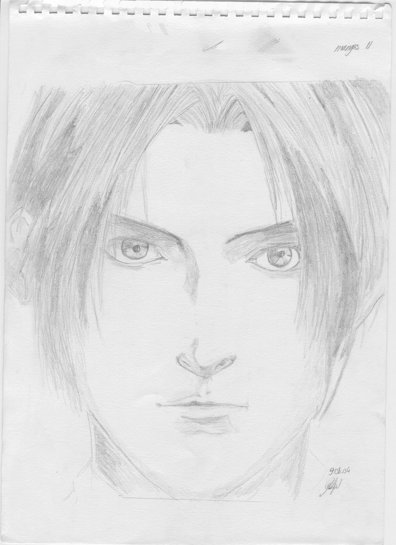 Fonds d'cran Art - Crayon Manga - Personnages whose man is it?