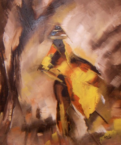 Wallpapers Art - Painting Expressionist africaine