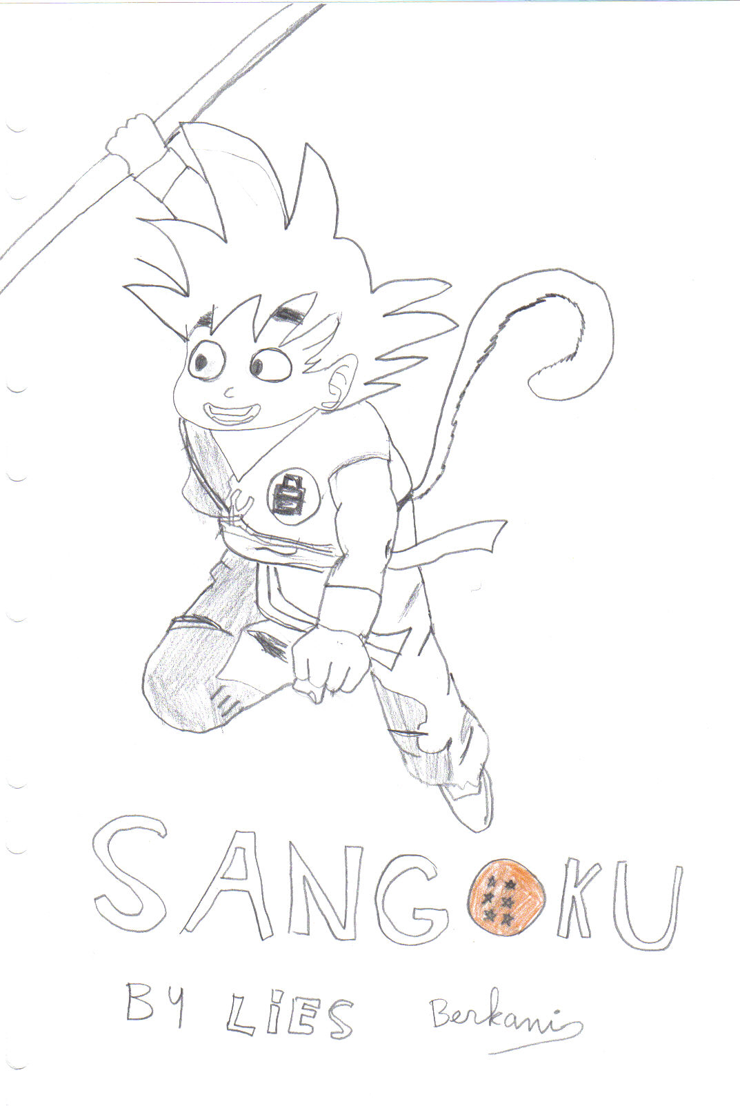 Fonds d'cran Manga Dragon Ball Z sangoku