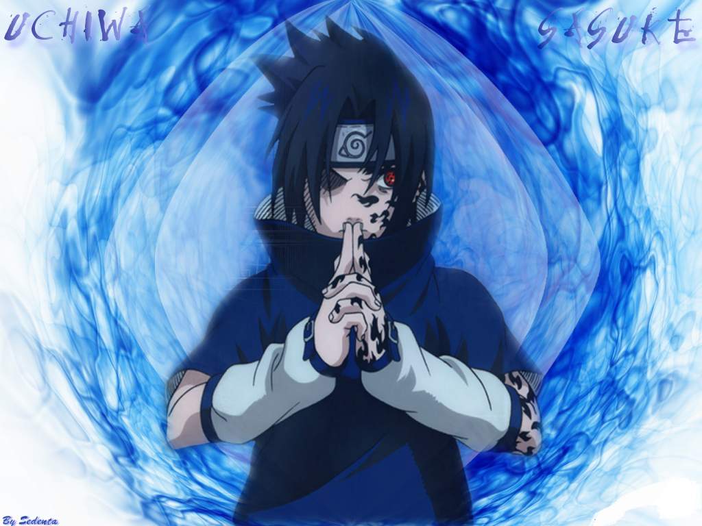 Wallpapers Manga Naruto fureur bleue