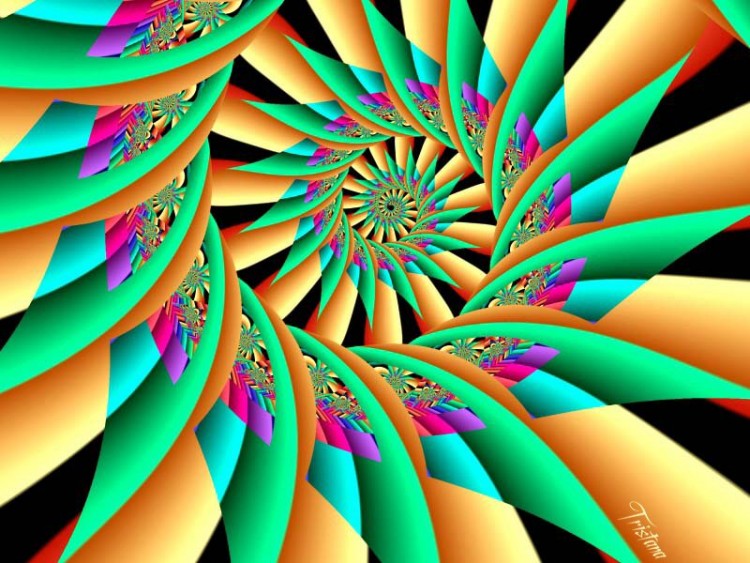 Wallpapers Digital Art Fractals, Kaleidoscope 