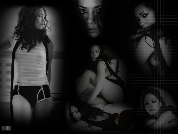 Fonds d'cran Clbrits Femme Kristin Kreuk Kristin Kreuk Balck & White